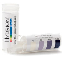 Hydrion Chlorine 0-200PPM 200PK CM-240V Micro Essential Laboratory Inc